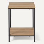 Coffee Table Rectangular with Bottom Shelf Living Room