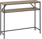 Coffee Table Rectangular with Bottom Shelf Living Room