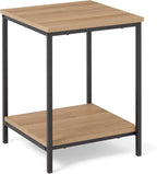 Coffee Table Rectangular with Bottom Shelf Living Room
