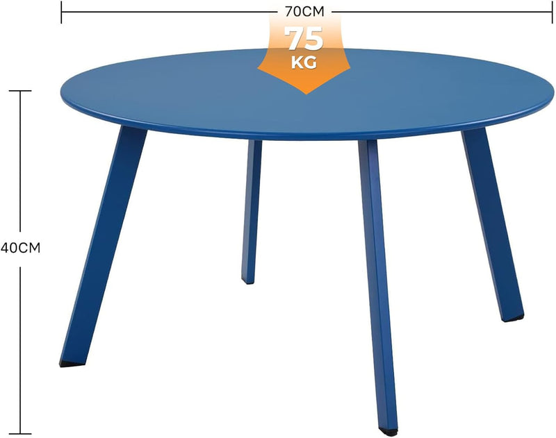 Coffee Table Side Round End