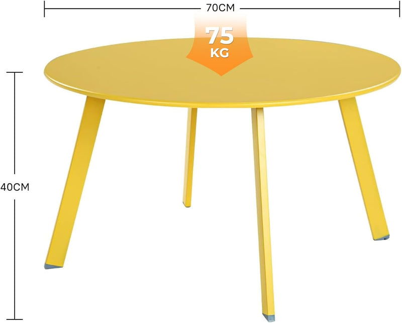 Coffee Table Side Round End