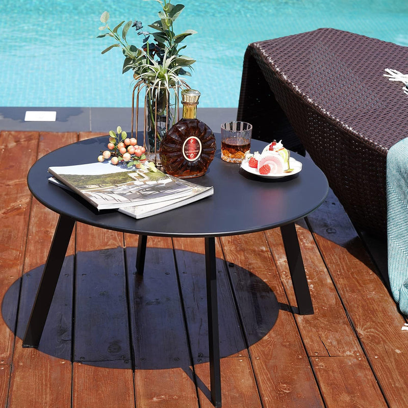 Coffee Table Side Round End