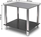 Coffee Table Tempered Glass Living Room Side Tables