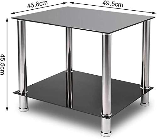 Coffee Table Tempered Glass Living Room Side Tables
