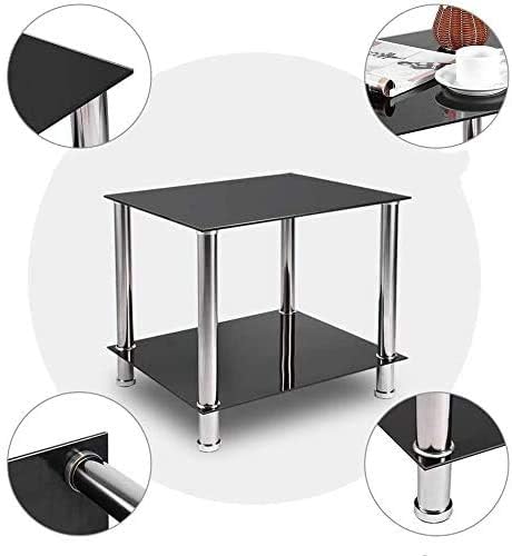 Coffee Table Tempered Glass Living Room Side Tables