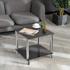 Coffee Table Tempered Glass Living Room Side Tables