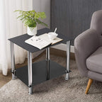 Coffee Table Tempered Glass Living Room Side Tables