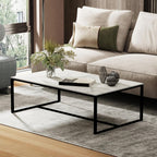 Coffee Tables Sintered Stone: 100CM Long Marble Table