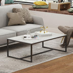 Coffee Tables Sintered Stone: 100CM Long Marble Table