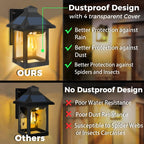 Solar Wall Lights Waterproof Motion Sensor Security Light (2 Pack)