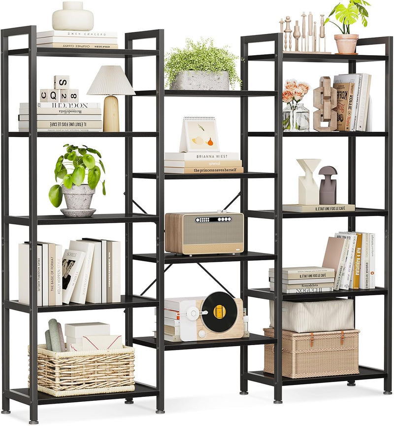 6-Tier Book Shelf Industrial Bookcase Shelving 3