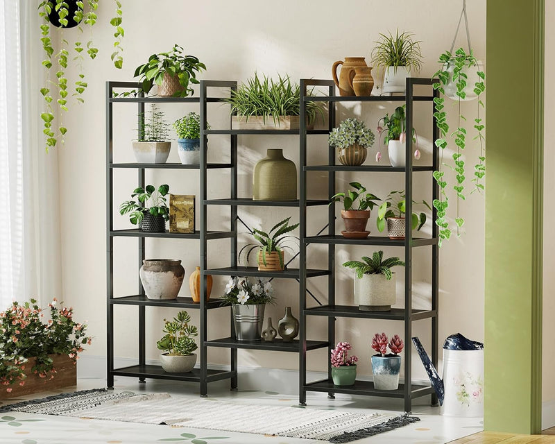 6-Tier Book Shelf Industrial Bookcase Shelving 3