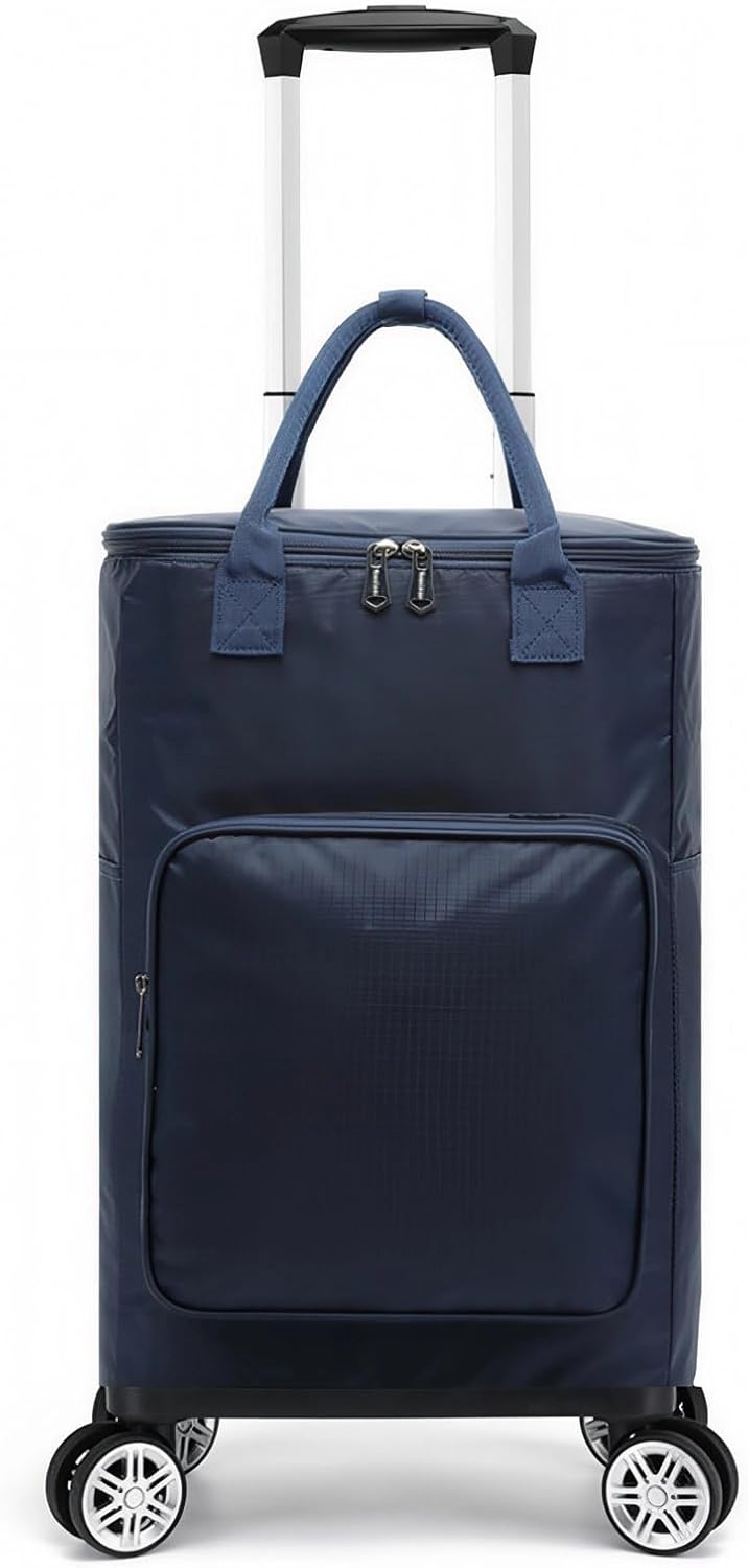 Collapsible Utility Cart with Insulation Bag Foldable Reusable