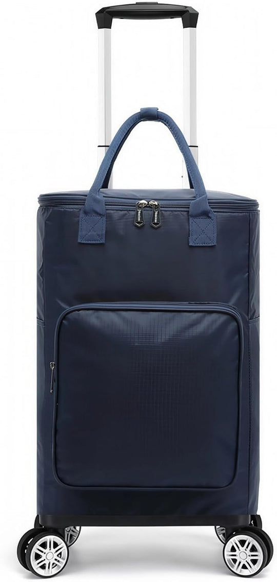 Collapsible Utility Cart with Insulation Bag Foldable Reusable