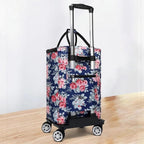 Collapsible Utility Cart with Insulation Bag Foldable Reusable