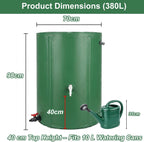Collapsible Water Butt 380L Foldable Rainwater Tank Pvc