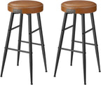 Collection 360?swivel Bar Stools Counter Chairs with Backs (Set of 2)