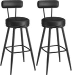 Collection 360?swivel Bar Stools Counter Chairs with Backs (Set of 2)