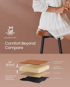 Collection 360?swivel Bar Stools Counter Chairs with Backs (Set of 2)