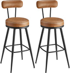 Collection 360?swivel Bar Stools Counter Chairs with Backs (Set of 2)
