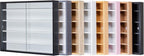 Collector's Display Cabinet Hanging Case Wall Shelf