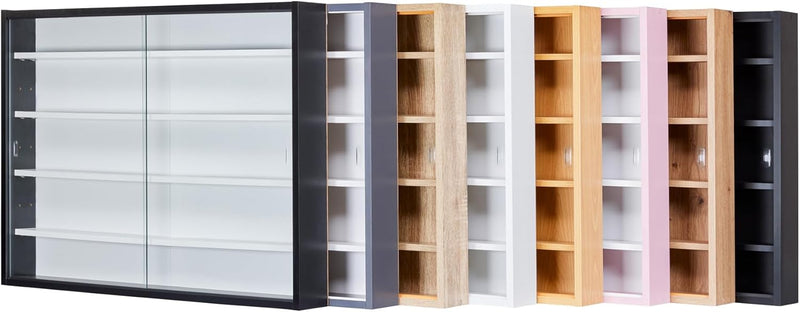Collector's Display Cabinet Hanging Case Wall Shelf