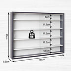 Collector's Display Cabinet Hanging Case Wall Shelf