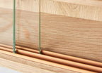 Collector's Display Cabinet Hanging Case Wall Shelf