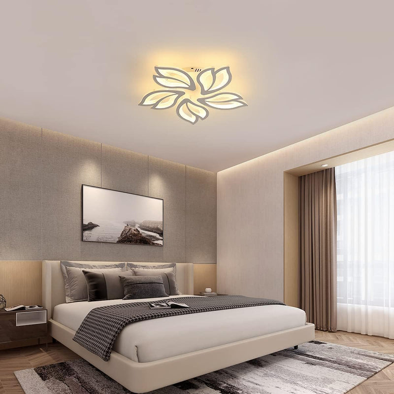 Modern LED Ceiling Light Dimmable 54W Flush Mount