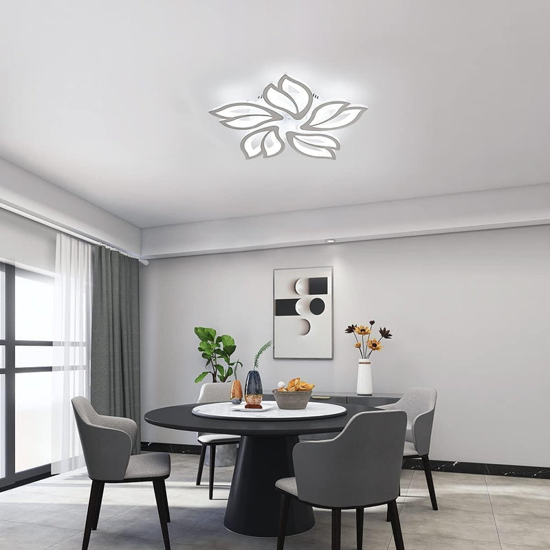 Modern LED Ceiling Light Dimmable 54W Flush Mount