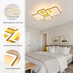 Modern LED Ceiling Light Dimmable 54W Flush Mount