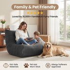 Comfy Bean Bag Chair for Adults Teens Fireside
