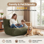 Comfy Bean Bag Chair for Adults Teens Fireside