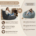 Comfy Bean Bag Chair for Adults Teens Fireside