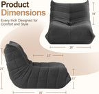Comfy Bean Bag Chair for Adults Teens Fireside