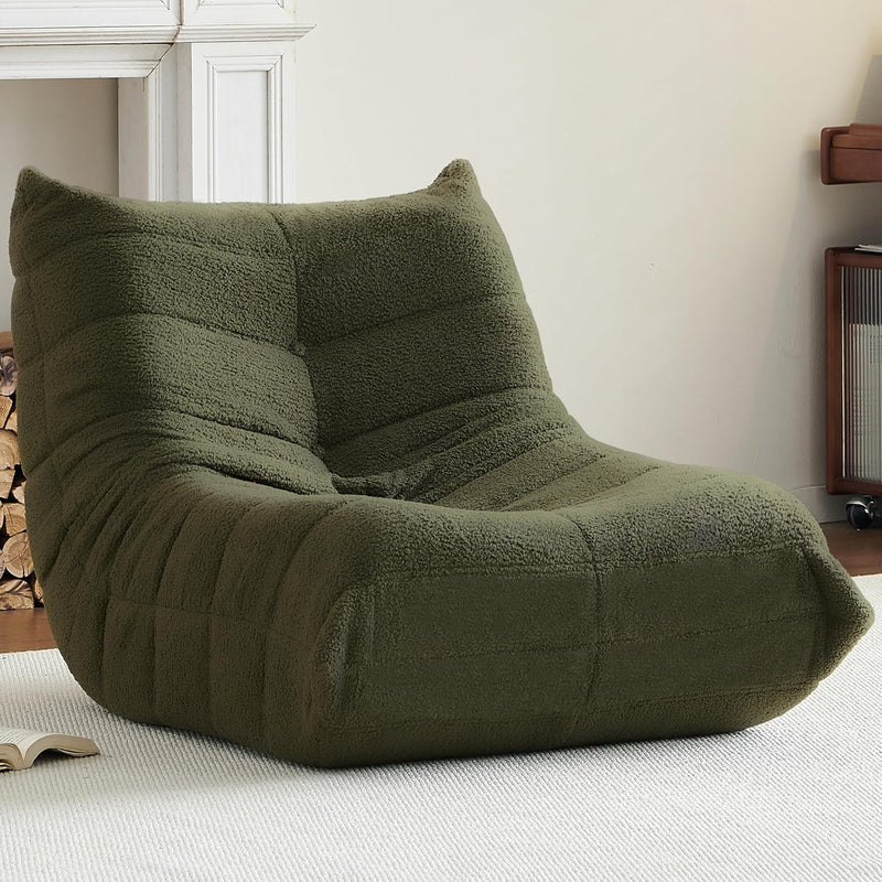Comfy Bean Bag Chair for Adults Teens Fireside
