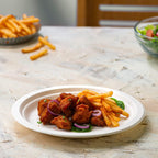 Comfy Package 9 Inch Paper Plates (125 Pack)