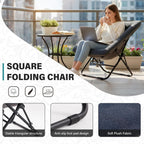 Comfy Saucer Chair with Ottoman Oversized Foldable Faux