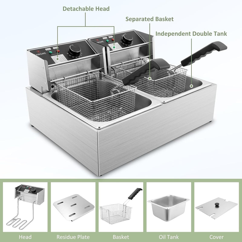 Commercial Deep Fryer 5000W Electric Fryers