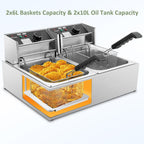 Commercial Deep Fryer 5000W Electric Fryers