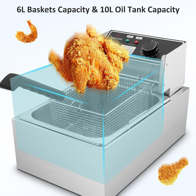 Commercial Deep Fryer 5000W Electric Fryers