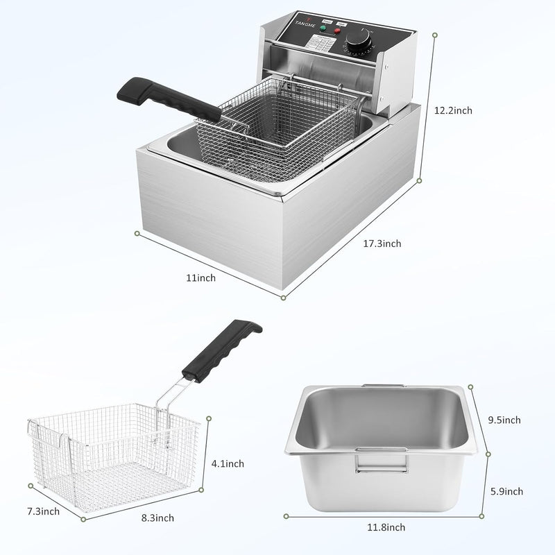 Commercial Deep Fryer 5000W Electric Fryers