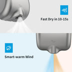 Commercial Hand Dryer Heavy Duty Stainless Steel 10-15s
