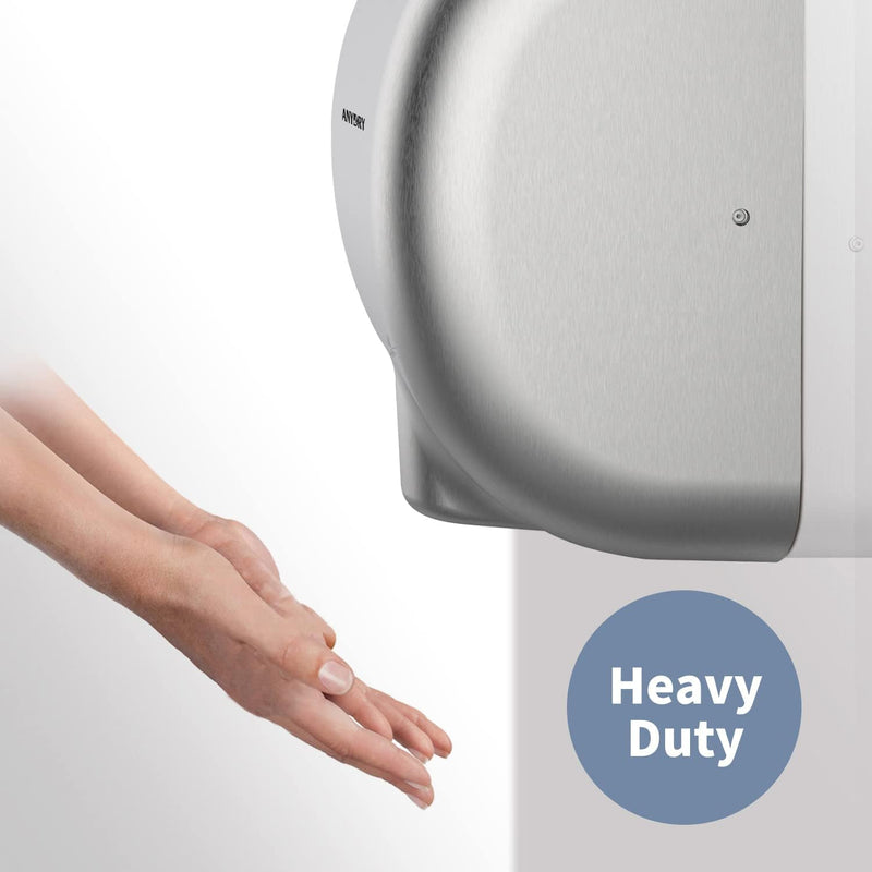 Commercial Hand Dryer Heavy Duty Stainless Steel 10-15s