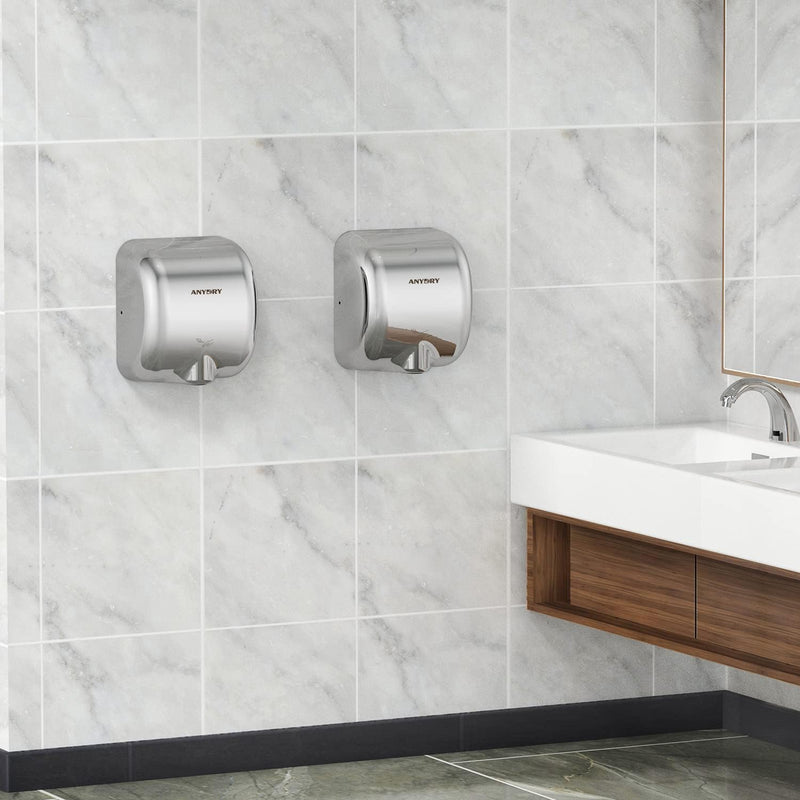 Commercial Hand Dryer Heavy Duty Stainless Steel 10-15s