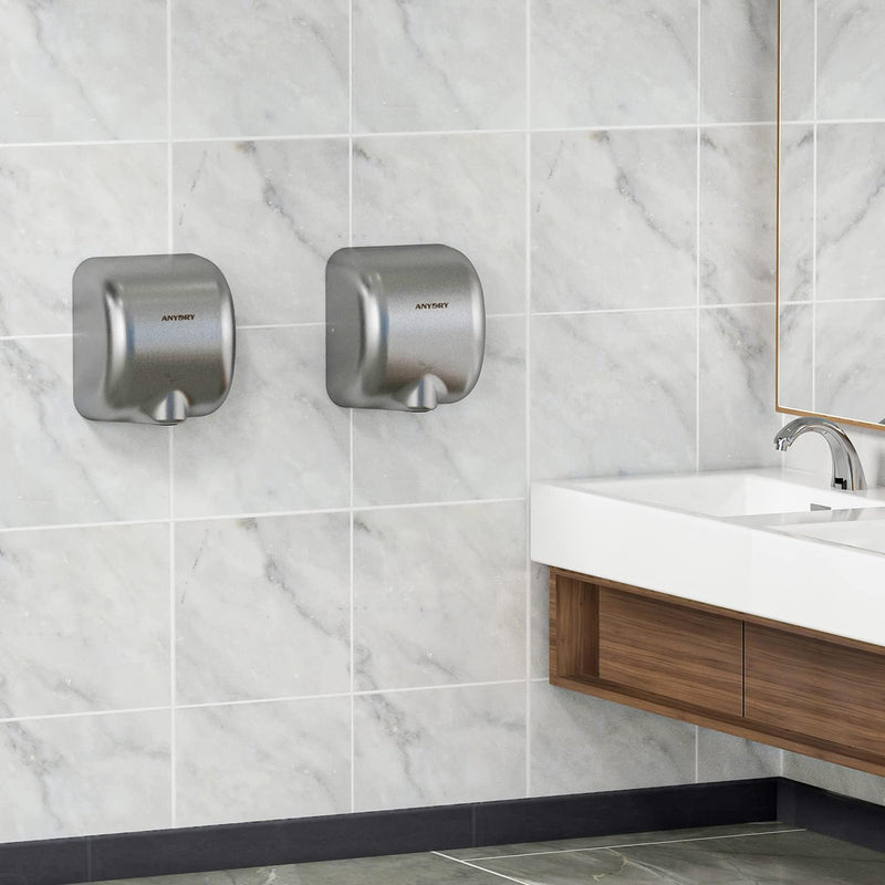 Commercial Hand Dryer Heavy Duty Stainless Steel 10-15s