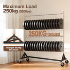 Commercial Heavy Duty Clothing Rack Z Base Rolling