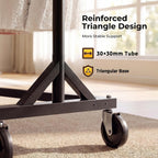 Commercial Heavy Duty Clothing Rack Z Base Rolling