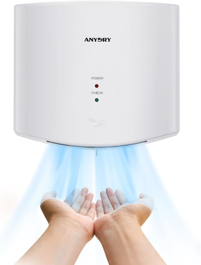 Compact Air Wiper Hand Dryer 15s High Speed