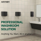 Compact Air Wiper Hand Dryer 15s High Speed
